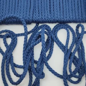 Шнур для одежды, толщина 5мм, цвет: 22 (джинсовый синий)