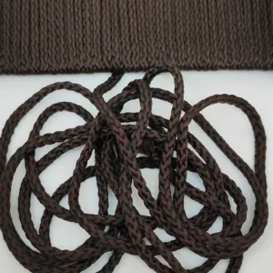 Шнур для одежды, толщина 5мм, цвет: 9 (темный шоколад)