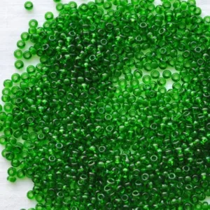 Preciosa №11 цвет: 50120-зеленый прозрачный 10г, Чехия