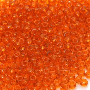 Preciosa №10 цвет: 90030-красно-оранжевый прозрачный 10г, Чехия