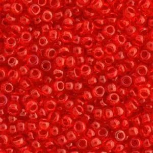 Preciosa №11 цвет: 90050-оранжево красный прозрачный 10г, Чехия