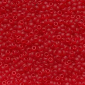 Preciosa №10 цвет: 90070-т.красный матовый полупрозрачный 10г, Чехия