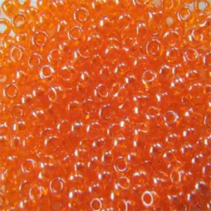 Preciosa №10 цвет: 96000-оранжевый перламутровый прозрачный 10г, Чехия