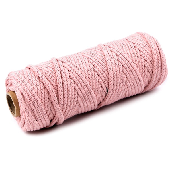 puuvilla nöör 5mm 3vana roosa 310209 Stoklasa krualee