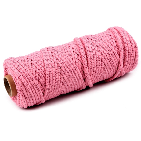 puuvilla nöör 5mm 34roosa 310209 Stoklasa krualee