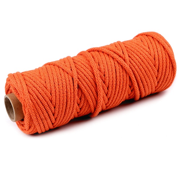 puuvilla nöör 5mm 57oranž 310209 Stoklasa krualee