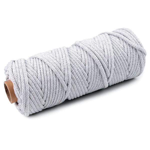 puuvilla nöör 5mm 7hele hall 310209 Stoklasa krualee