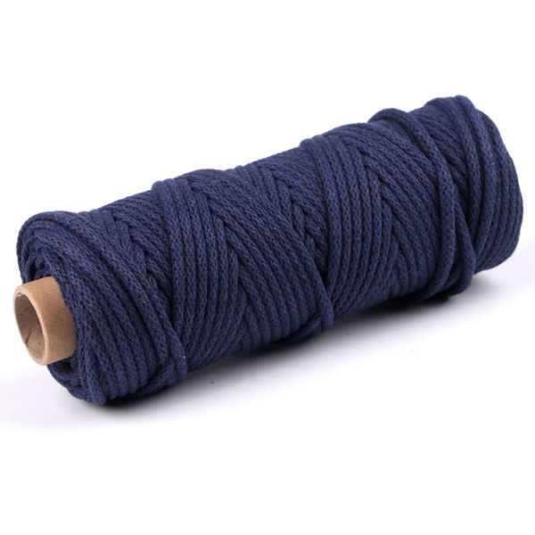 puuvilla nöör 5mm 9tume sinine 310209 Stoklasa krualee