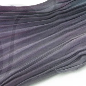 Шибори лента, 100%шёлк, цвет: темно-серый-фиолетовый (103), длинна 20см, ширина ~10-15см