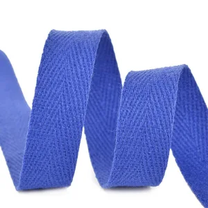 Киперная лента, 100%хлопок, цвет: Royal blue (350) (выбор ширины)