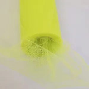 Лента из фатина, ширина 150мм, цвет: неоновый желтый (30)(50cм)