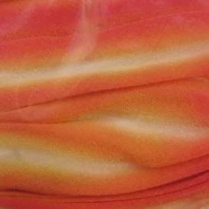 Шибори лента, 100%шёлк, цвет: оранжево-желтый(56), длинна 20см, ширина ~10-15см