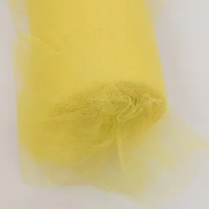 Лента из фатина, ширина 150мм, цвет: светло-желтый (05)(50cм)
