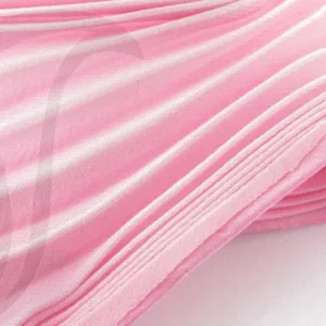 Шибори лента, 100%шёлк, цвет: розово-белый(78), длинна 20см, ширина ~10-15см