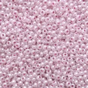 Preciosa №11 цвет: 37325-розово сиреневый перламутровый непрозрачный 10г, Чехия