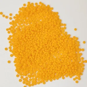 Preciosa №10 цвет: 93110-оранжево желтый матовый непрозрачный 10г