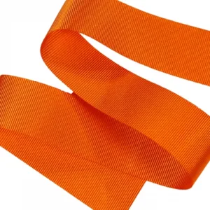 Репсовая лента, цвет: темно-оранжевый (047) (выбор ширины)
