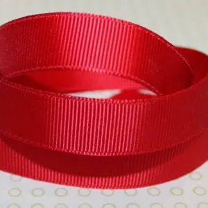Репсовая лента, цвет: красный (051) (выбор ширины)