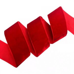 Бархатная лента цвет: 250-красный, выбор