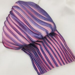 Шибори лента 100%шёлк, цвет: 99-розовый с фиолетовым, длина: 20см/ширина ~10-15см