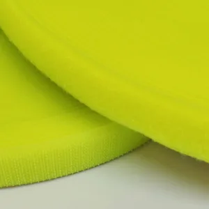 Контактная лента (липучка), ширина 25мм, цвет: неоновый желтый