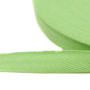 Киперная лента, 100%хлопок, цвет: зеленая трава (выбор ширины)