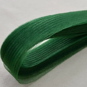 Кринолин-лента 25мм, цвет: т.зеленый