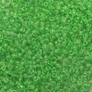 Preciosa №11 цвет: 01161-зеленый прозрачный 10г, Чехия