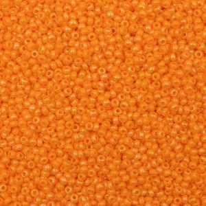 Preciosa №10 цвет: 94110-яркий оранжевый керамический непрозрачный 10г, Чехия