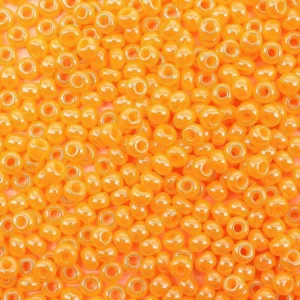 Preciosa №10 цвет: 98110-оранжевый керамический непрозрачный 10г, Чехия