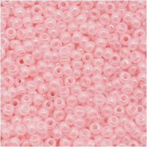 Toho №15 цвет: 0145-нежно розовый керамический непрозрачный 5г, Япония