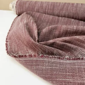Мебельная ткань ND-958 ширина:158см цвет:вишневый с кремовым, 50см