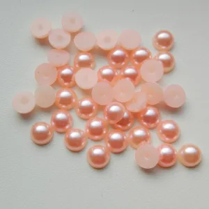 Полубусины пластиковые цвет: розовато персиковый 1шт, выбор