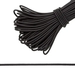 Эластичный шнур цвет: черный 1м, выбор