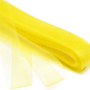 Кринолин-лента 25мм, цвет: желтый, 50см