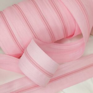 Молния рулонная спираль/3-4мм цвет: D513-розовый, 50см