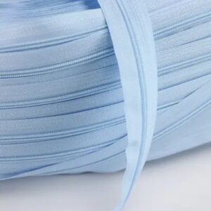 Молния рулонная спираль/3-4мм цвет: D542-голубой, 50см