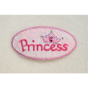 Термоэмблема арт.59720 Princess/розовый 5,7х2,9см/1шт