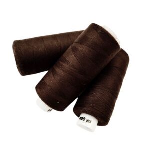 Нитки для шитья №40/365м цвет: ID224-т.коричневый, 1шт