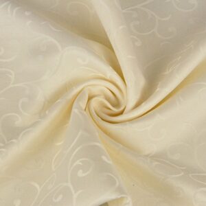 Ткань для скатерти устойчивая к пятнам арт.3903/Орнамент цвет: кремовый, цена за 50см