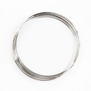 Проволока с памятью для браслетов д.6,5см/10колец, под серебро