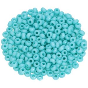 Preciosa №10 цвет: 03165-св.бирюзовый непрозрачный 10г, Чехия