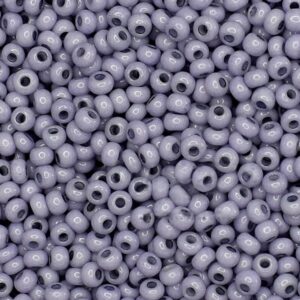 Preciosa №10 цвет: 03621-серовато сиреневый непрозрачный 10г, Чехия