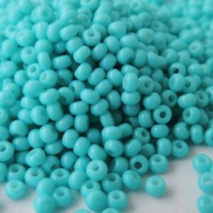 Preciosa №10 цвет: 03665-бирюзовый непрозрачный 10г, Чехия