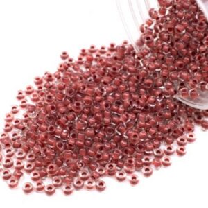 Preciosa №10 цвет: 08А18-прозрачный, красновато коричневый внутри 10г, Чехия