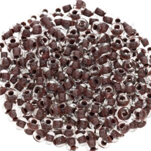 Preciosa №10 цвет: 08А19-прозрачный, т.коричневый внутри 10г, Чехия