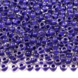 Preciosa №10 цвет: 08А28-прозрачный, лилово синий внутри 10г, Чехия