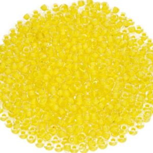 Preciosa №10 цвет: 08А86-прозрачный, кукурузный внутри 10г, Чехия