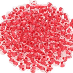 Preciosa №10 цвет: 08А98-прозрачный, красный внутри 10г, Чехия