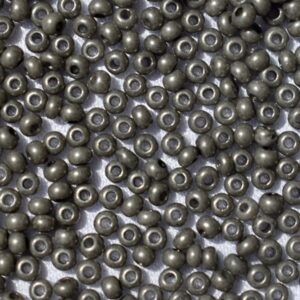 Preciosa №10 цвет: 16745-угольный серый перламутровый непрозрачный 10г, Чехия